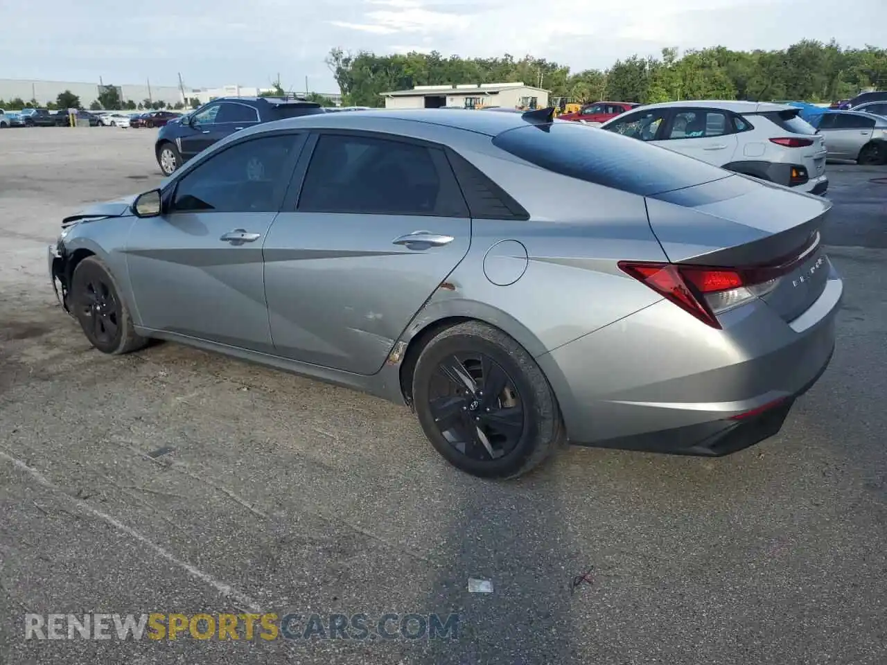 2 Photograph of a damaged car 5NPLM4AG6MH002493 HYUNDAI ELANTRA 2021
