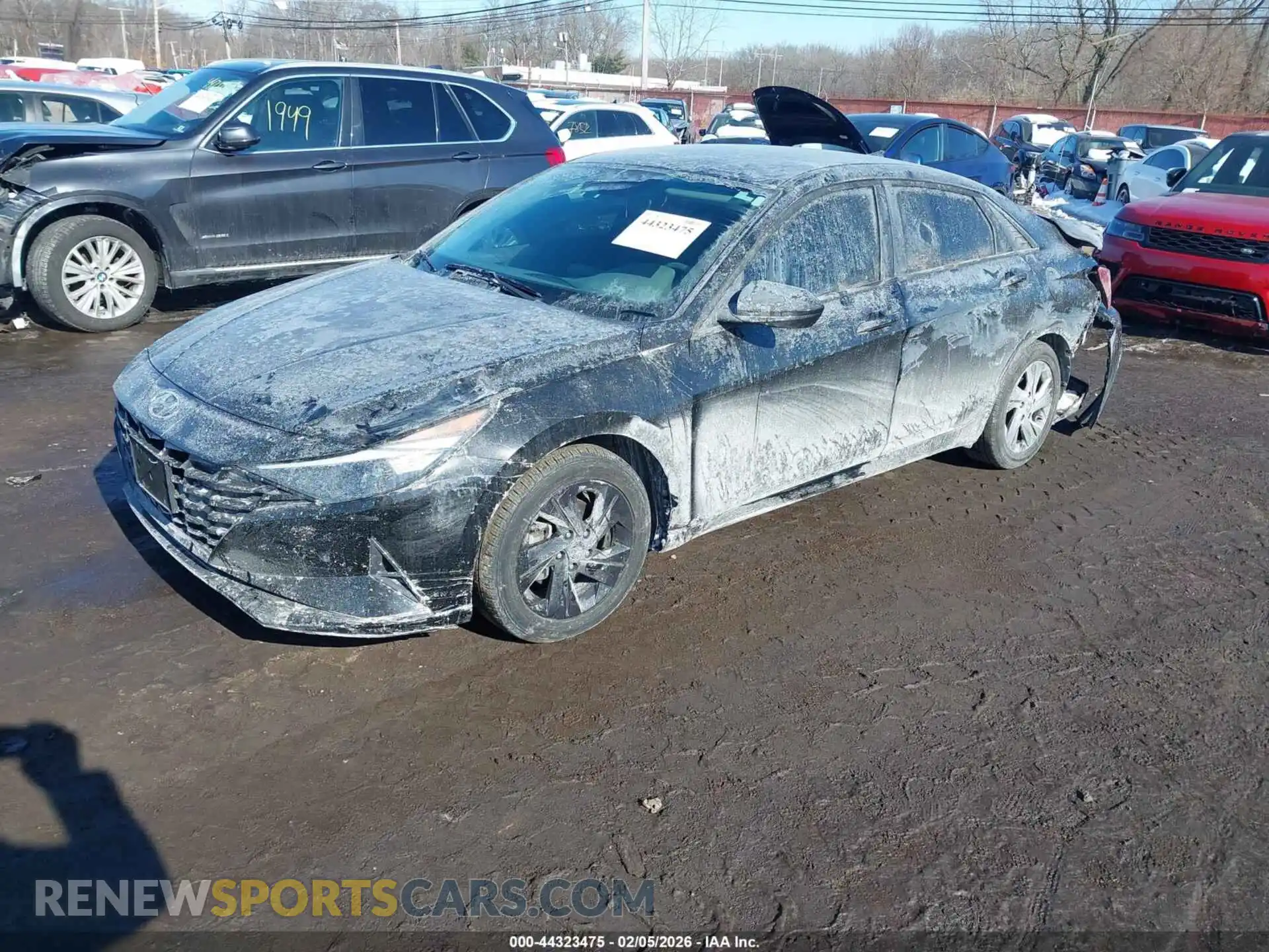 2 Photograph of a damaged car 5NPLM4AG6MH002526 HYUNDAI ELANTRA 2021