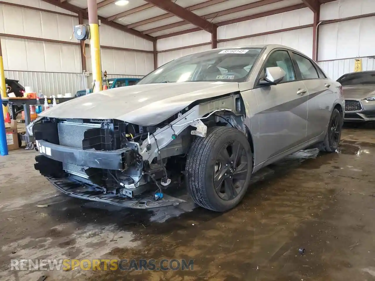 1 Photograph of a damaged car 5NPLM4AG6MH011470 HYUNDAI ELANTRA 2021