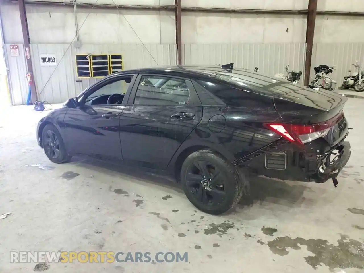 2 Photograph of a damaged car 5NPLM4AG6MH011629 HYUNDAI ELANTRA 2021