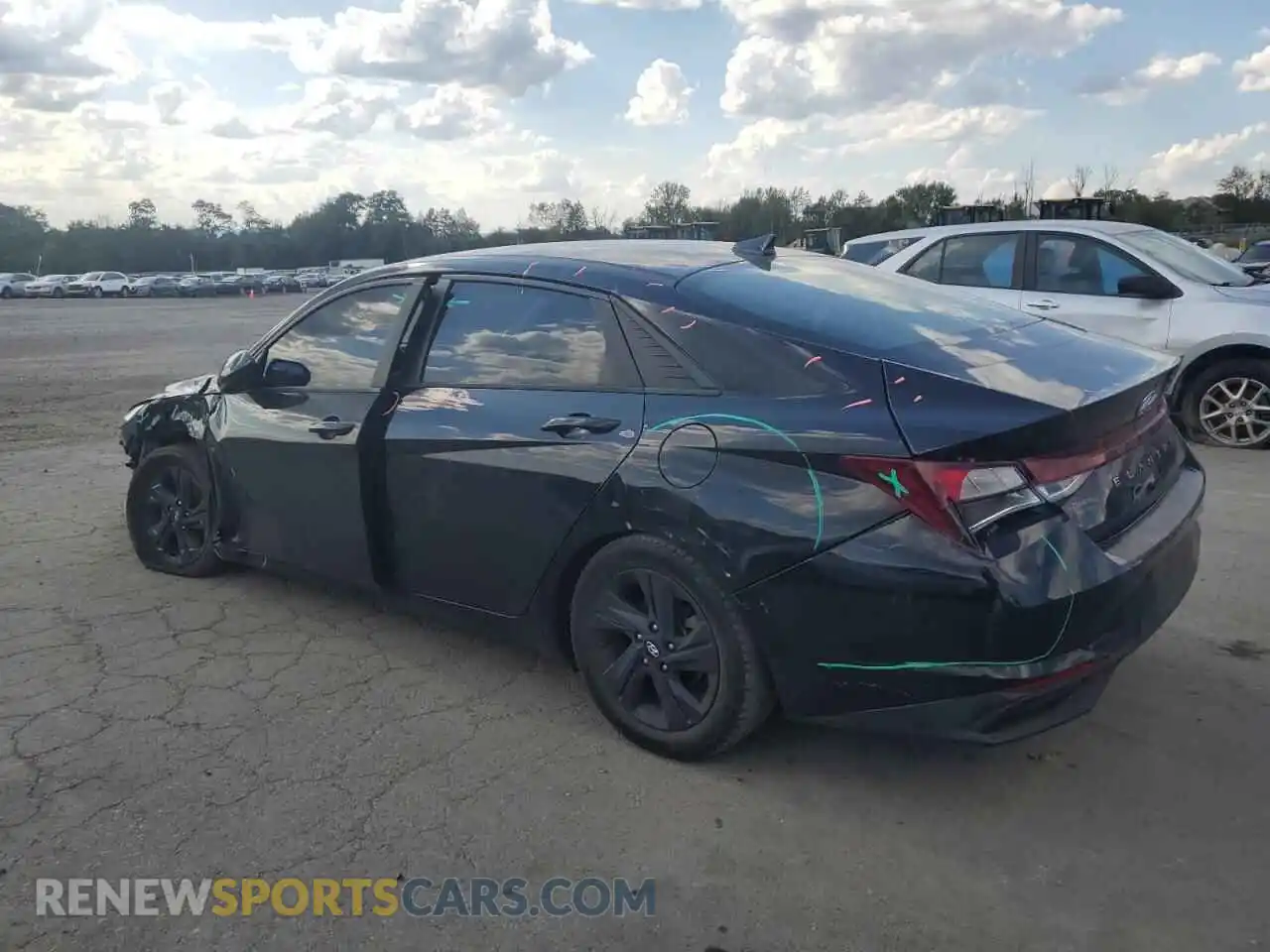 2 Photograph of a damaged car 5NPLM4AG6MH013476 HYUNDAI ELANTRA 2021