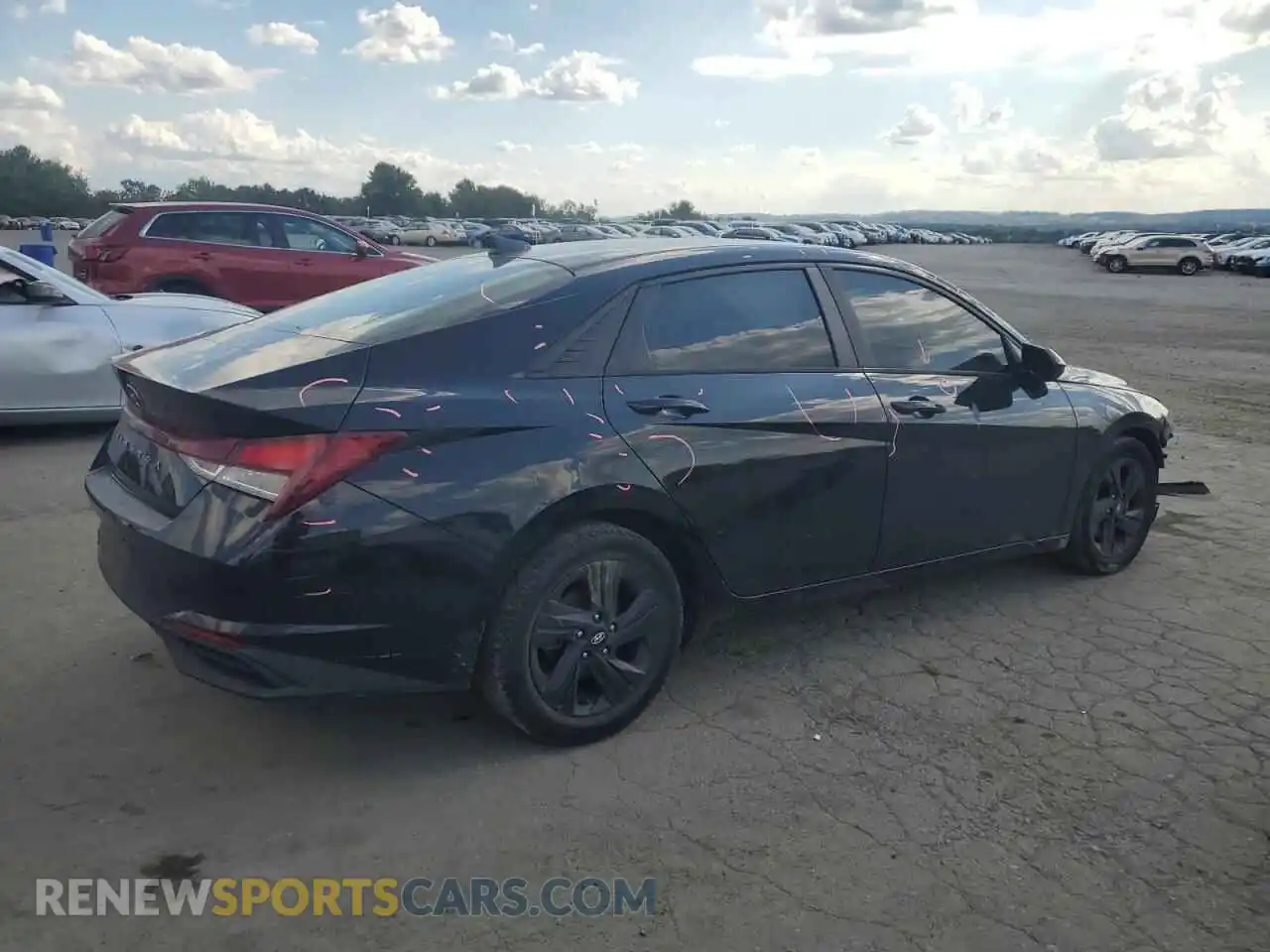 3 Photograph of a damaged car 5NPLM4AG6MH013476 HYUNDAI ELANTRA 2021