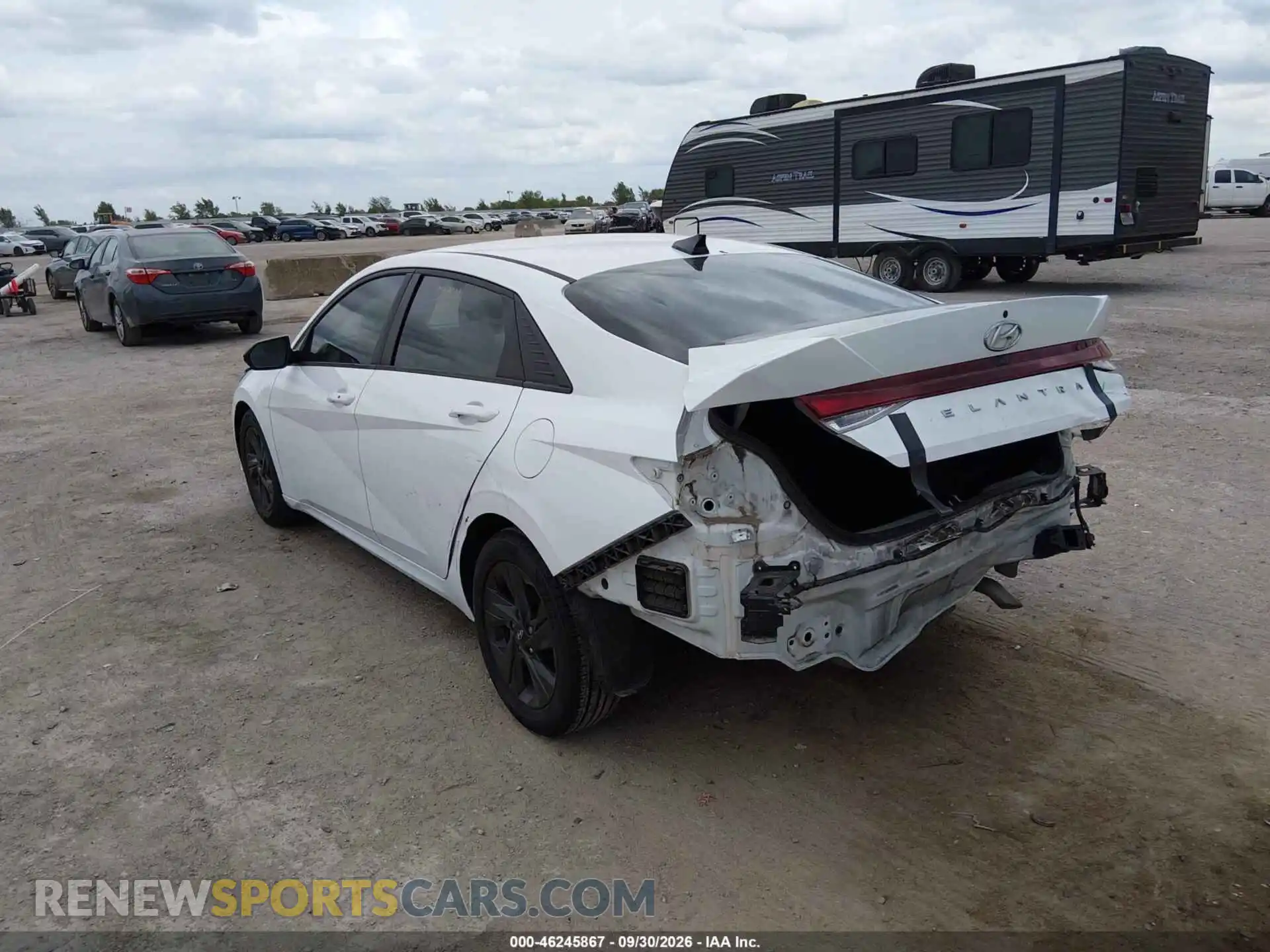 3 Photograph of a damaged car 5NPLM4AG6MH022209 HYUNDAI ELANTRA 2021