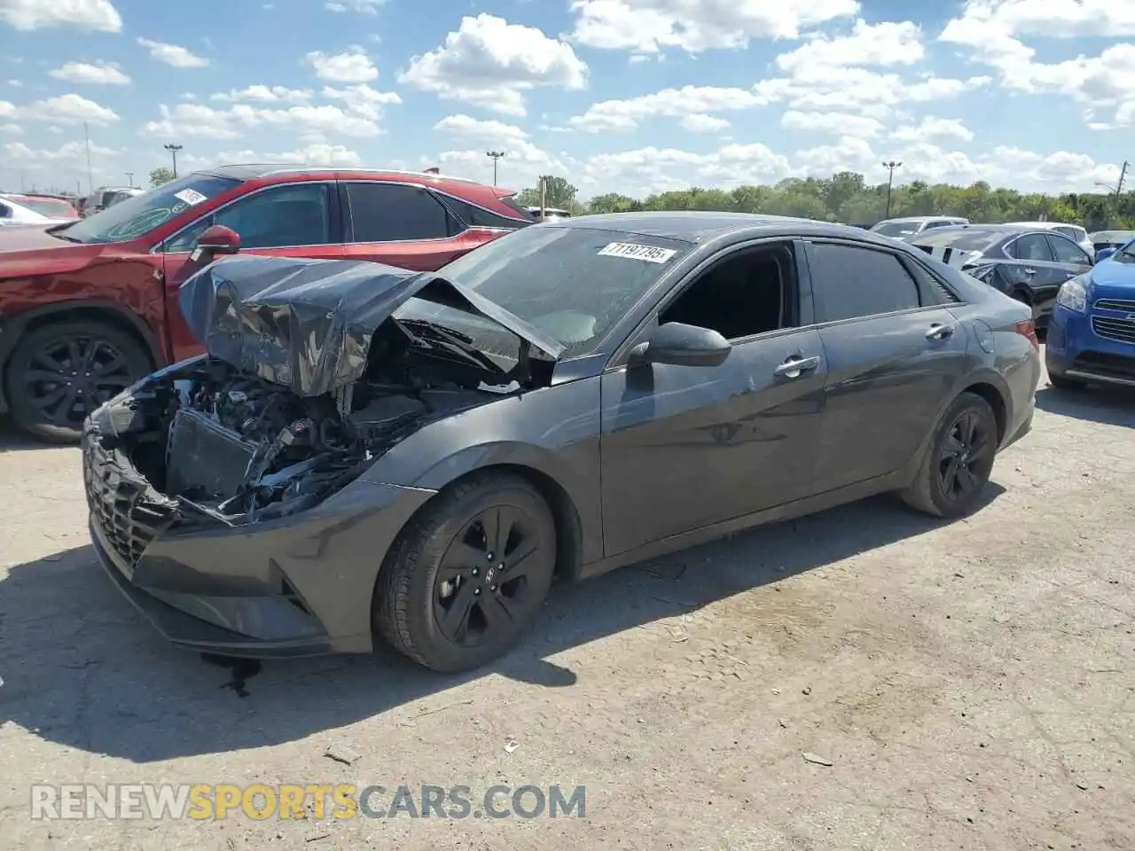 1 Photograph of a damaged car 5NPLM4AG6MH024882 HYUNDAI ELANTRA 2021