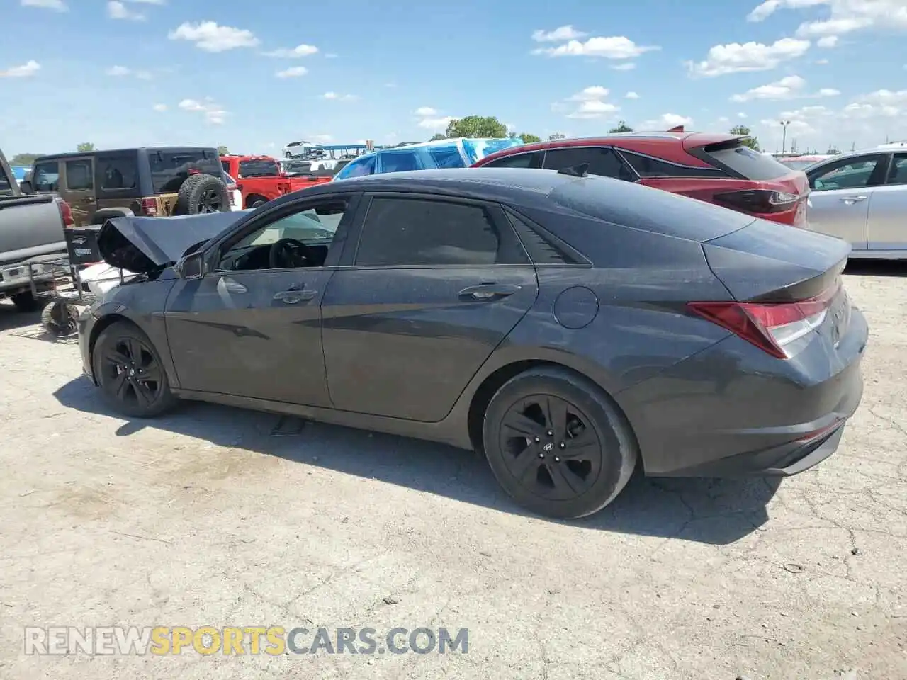 2 Photograph of a damaged car 5NPLM4AG6MH024882 HYUNDAI ELANTRA 2021