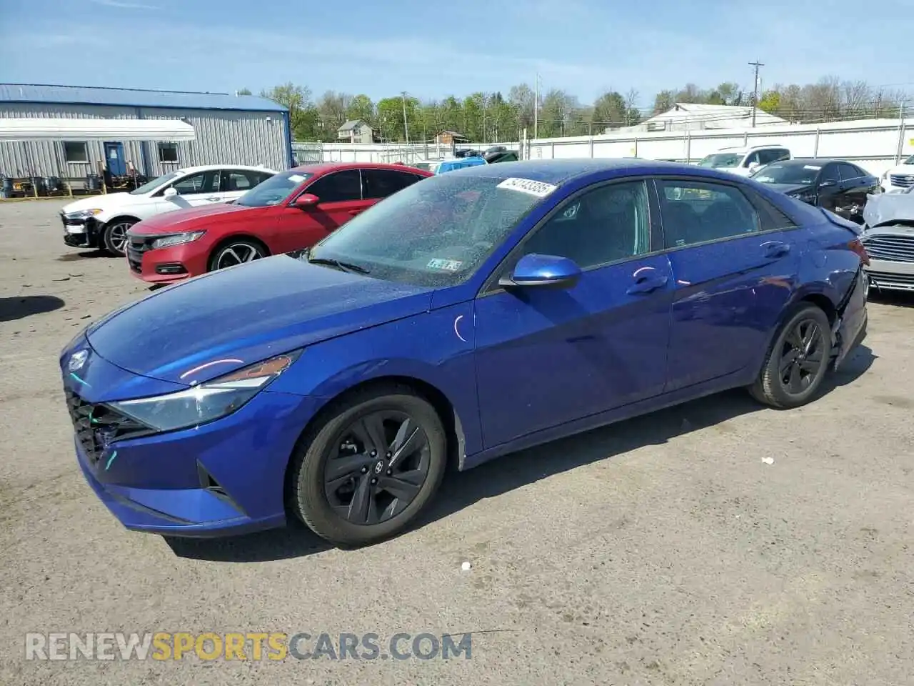 1 Photograph of a damaged car 5NPLM4AG6MH032304 HYUNDAI ELANTRA 2021