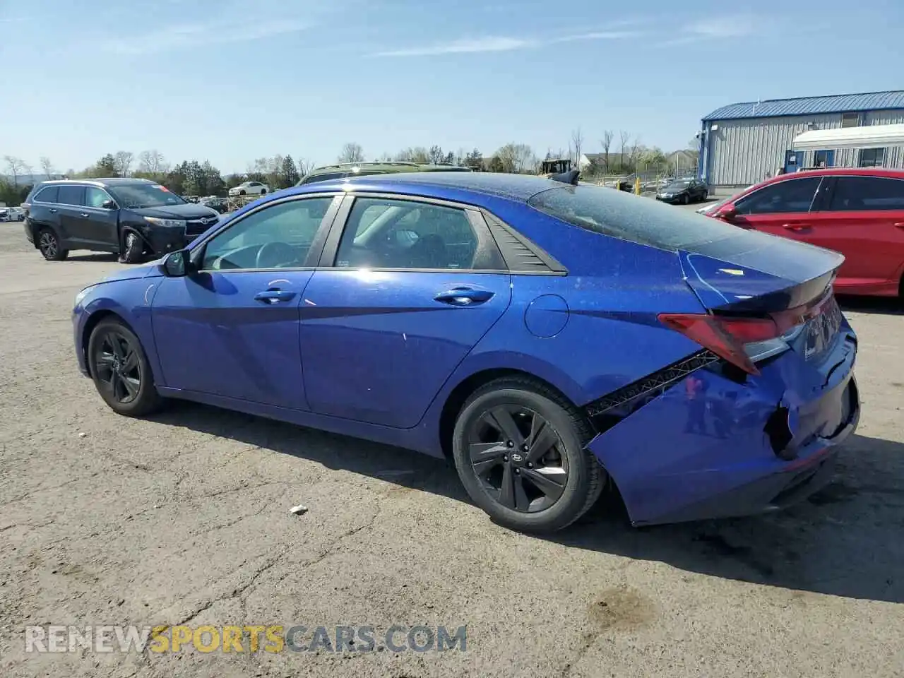 2 Photograph of a damaged car 5NPLM4AG6MH032304 HYUNDAI ELANTRA 2021