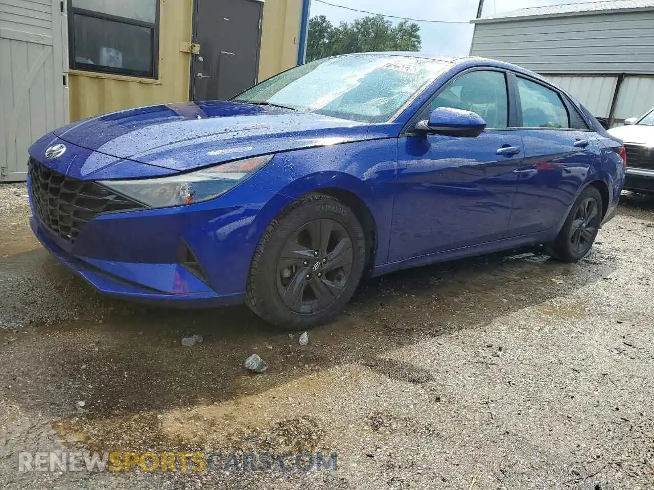 1 Photograph of a damaged car 5NPLM4AG6MH034571 HYUNDAI ELANTRA 2021