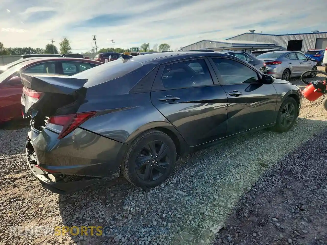 3 Photograph of a damaged car 5NPLM4AG6MH044260 HYUNDAI ELANTRA 2021