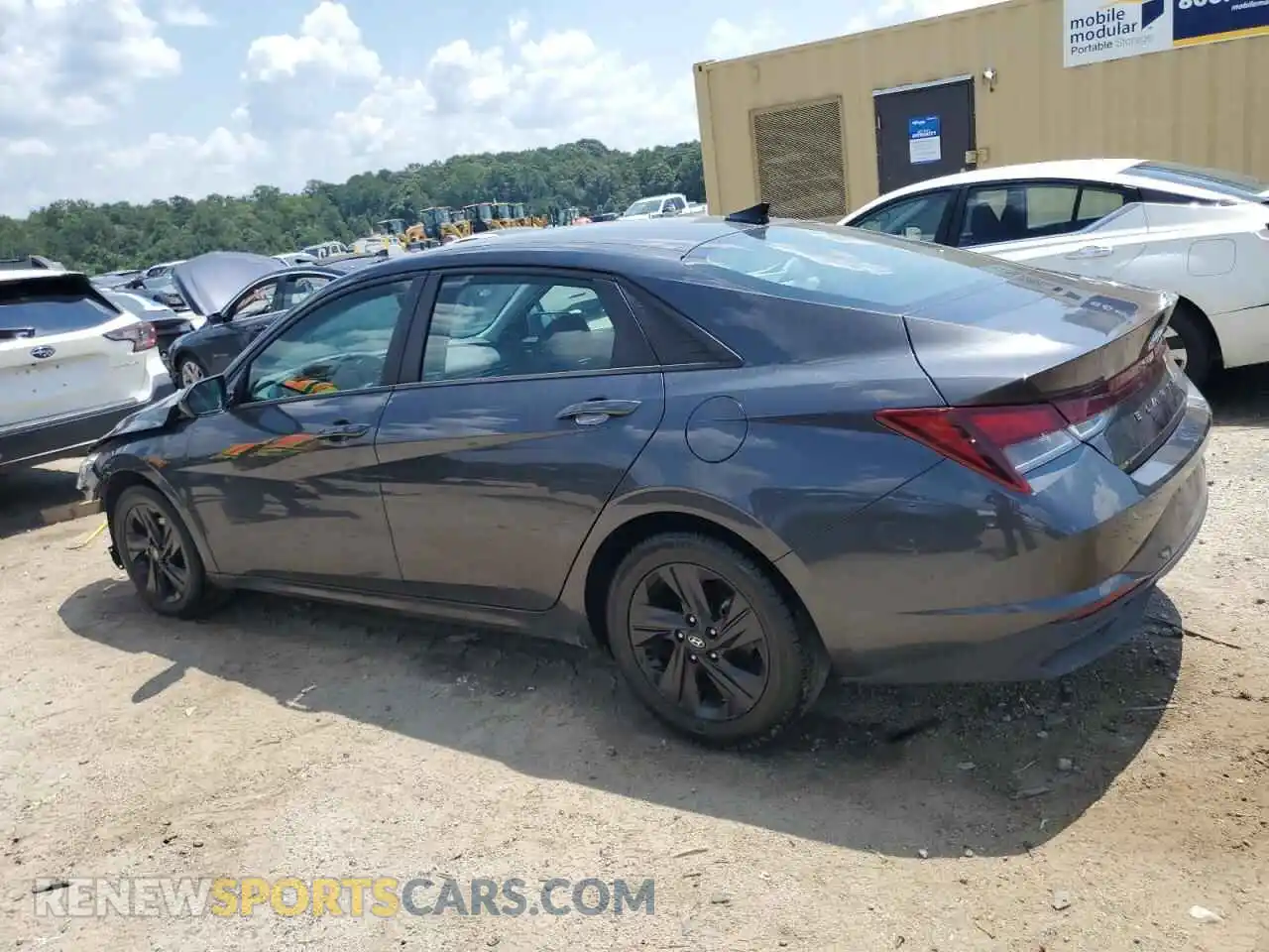2 Photograph of a damaged car 5NPLM4AG6MH046395 HYUNDAI ELANTRA 2021
