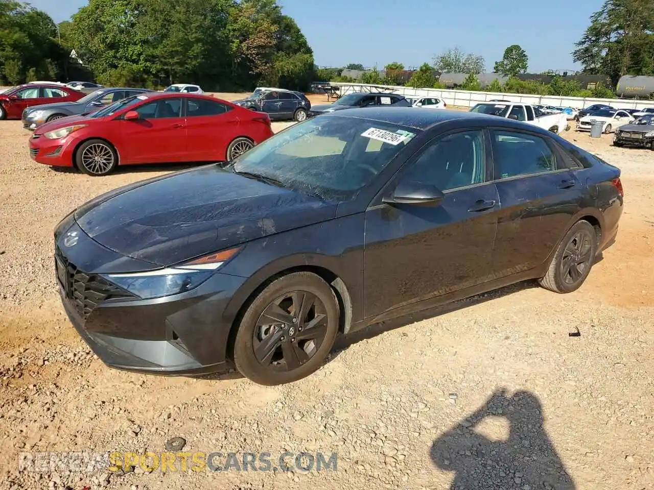 1 Photograph of a damaged car 5NPLM4AG6MH048292 HYUNDAI ELANTRA 2021