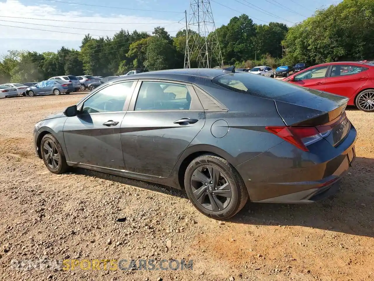 2 Photograph of a damaged car 5NPLM4AG6MH048292 HYUNDAI ELANTRA 2021