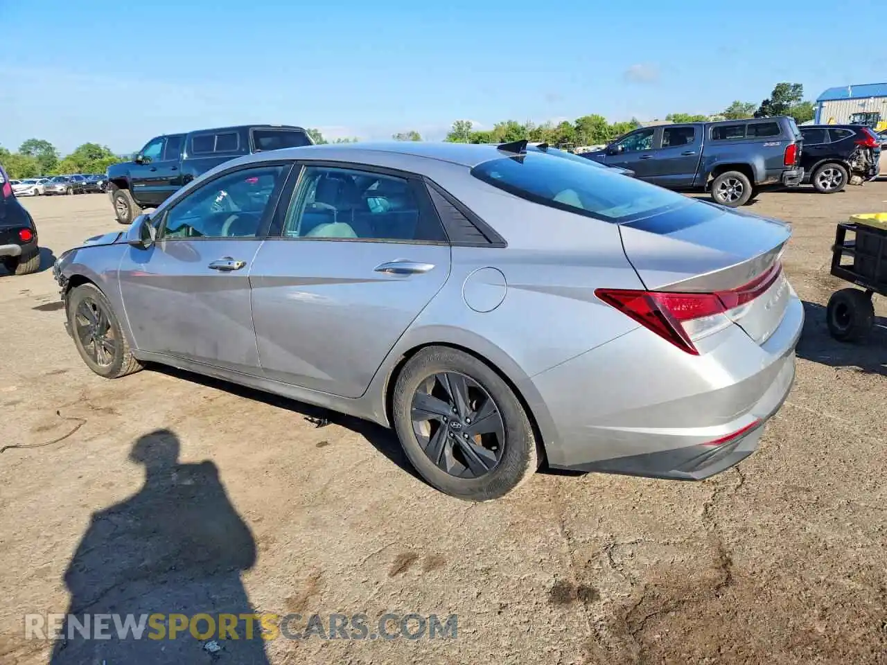 2 Photograph of a damaged car 5NPLM4AG7MH009551 HYUNDAI ELANTRA 2021