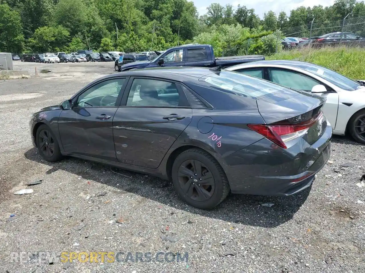 2 Фотография поврежденного автомобиля 5NPLM4AG7MH012790 HYUNDAI ELANTRA 2021