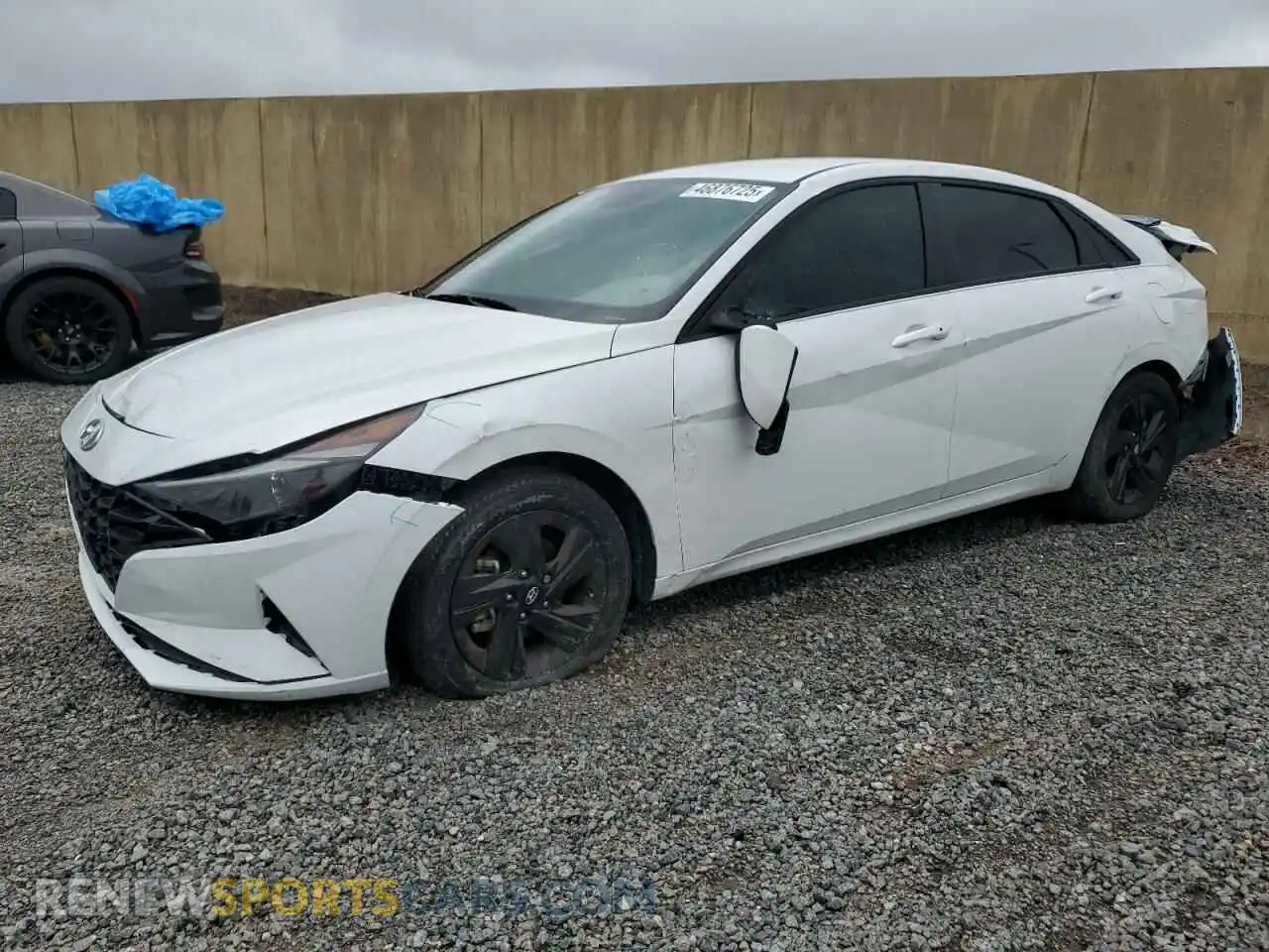 2 Photograph of a damaged car 5NPLM4AG7MH021179 HYUNDAI ELANTRA 2021
