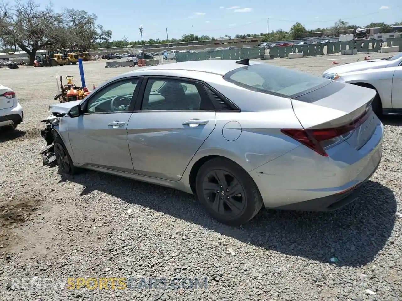 2 fotografías del automóvil dañado 5NPLM4AG7MH027970 HYUNDAI ELANTRA 2021