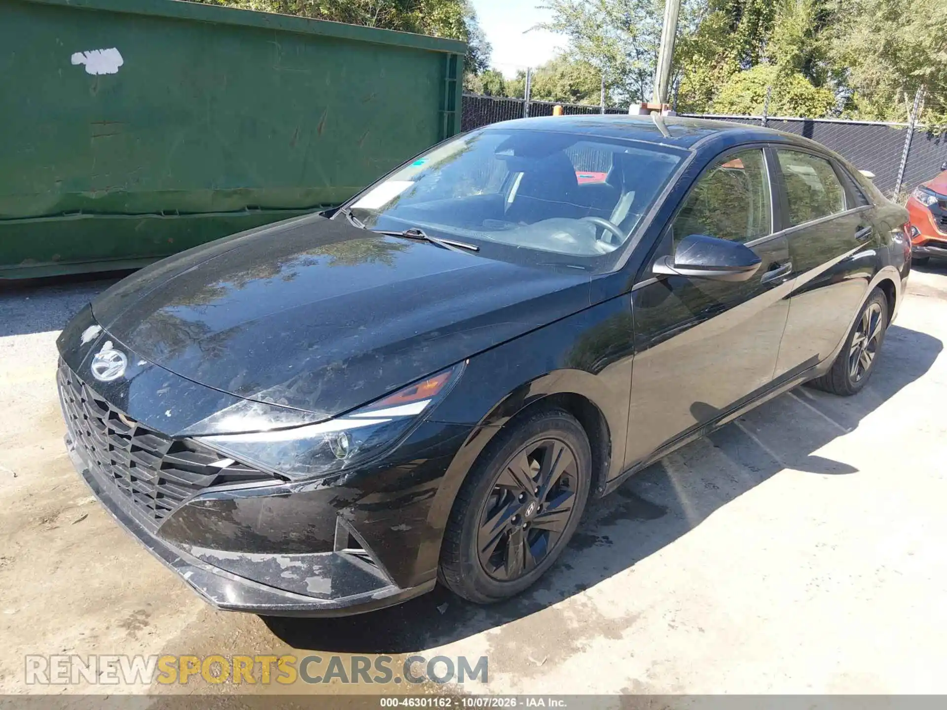 2 Photograph of a damaged car 5NPLM4AG7MH028892 HYUNDAI ELANTRA 2021