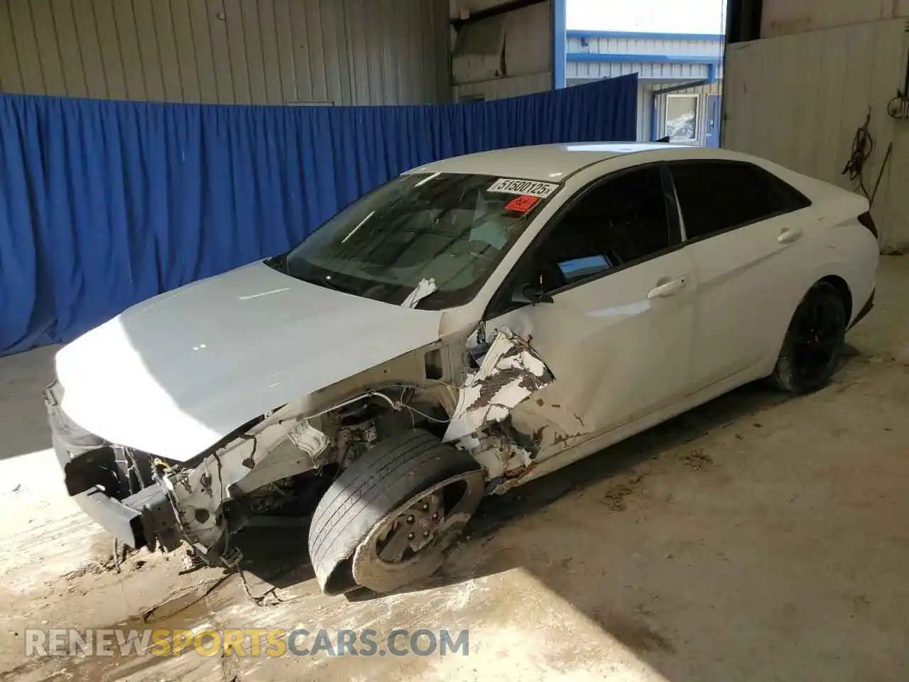 1 fotografías del automóvil dañado 5NPLM4AG7MH037334 HYUNDAI ELANTRA 2021
