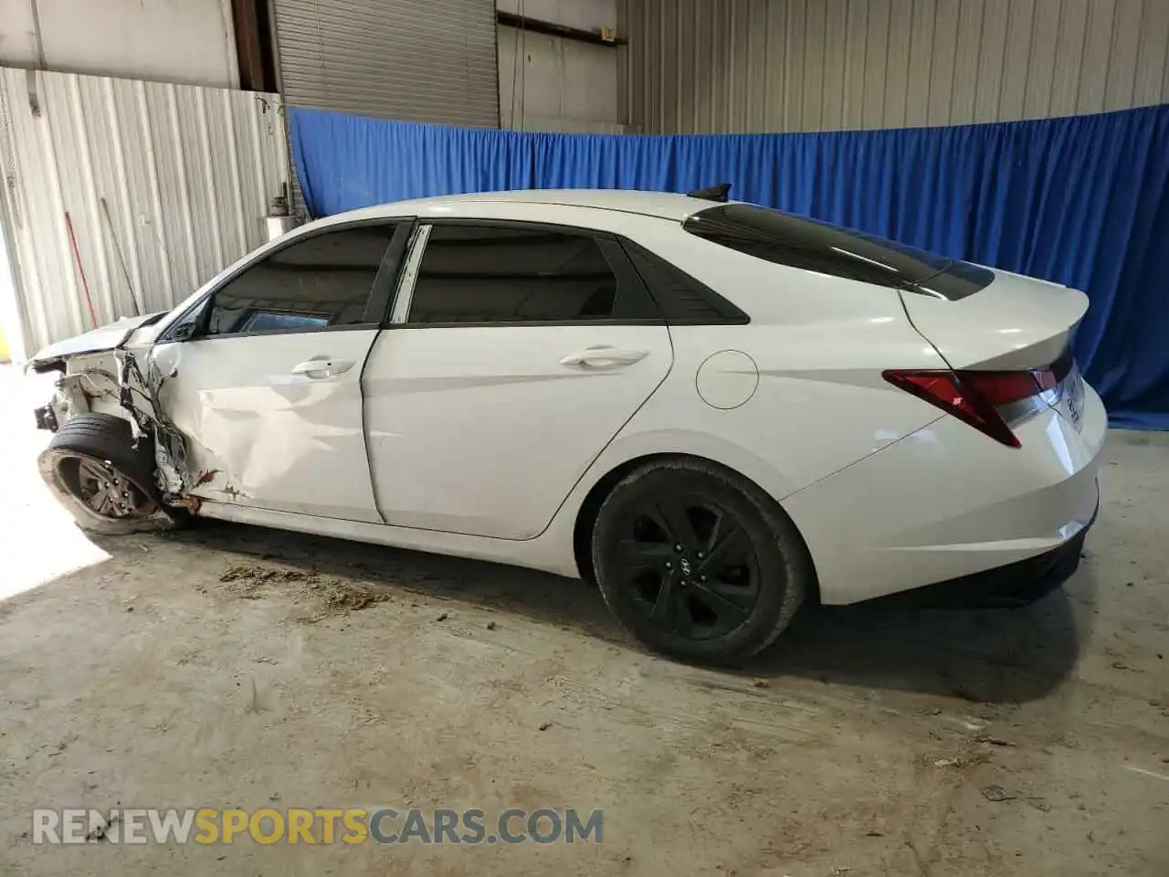 2 fotografías del automóvil dañado 5NPLM4AG7MH037334 HYUNDAI ELANTRA 2021