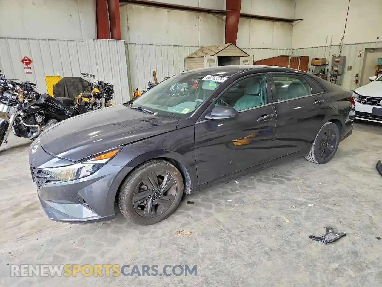 1 Photograph of a damaged car 5NPLM4AG7MH044784 HYUNDAI ELANTRA 2021