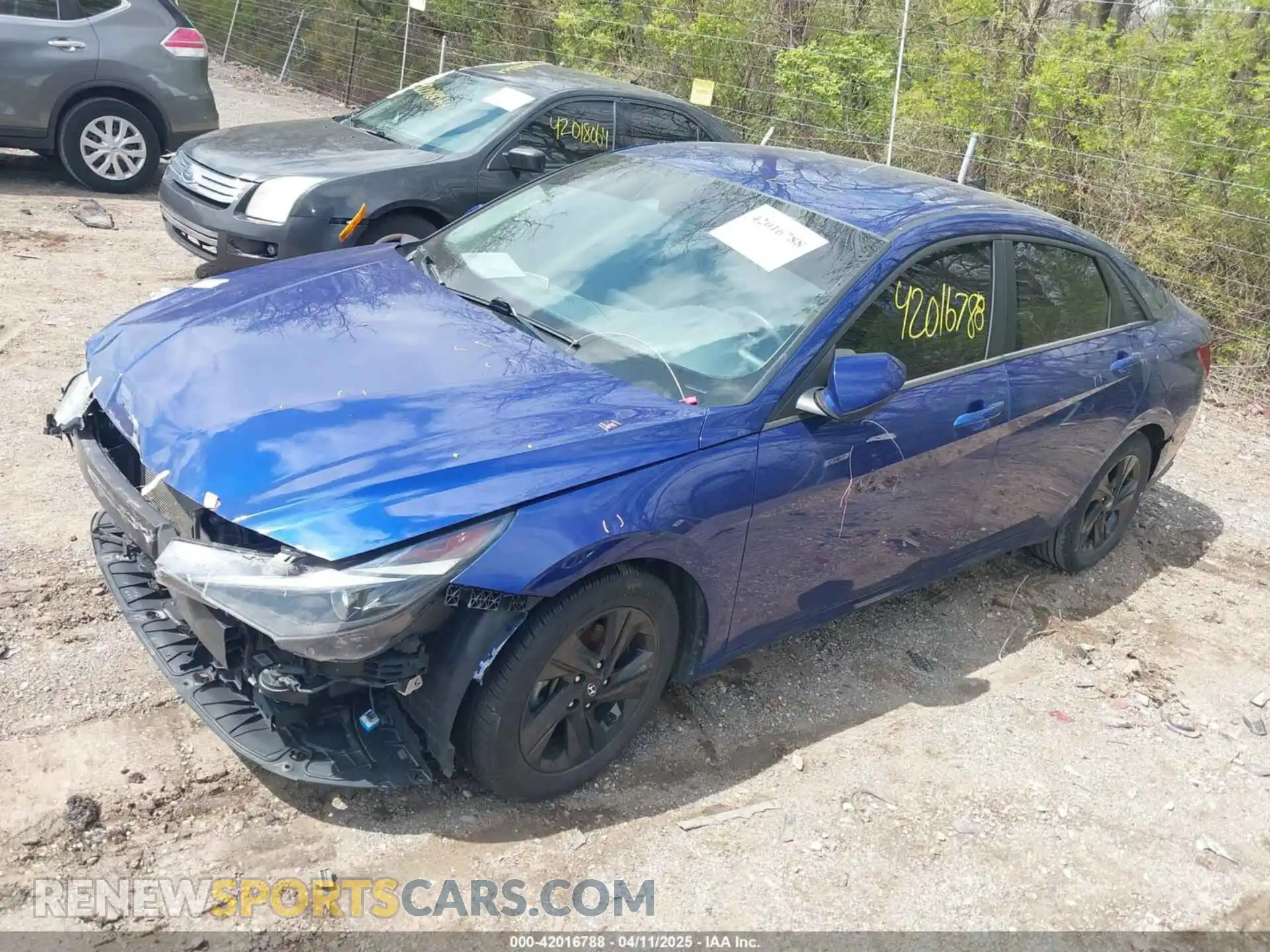2 Photograph of a damaged car 5NPLM4AG7MH045336 HYUNDAI ELANTRA 2021