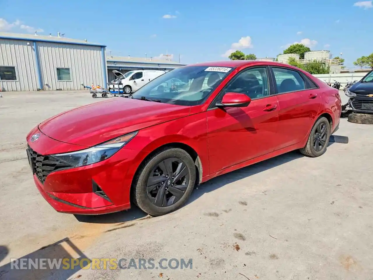 1 fotografías del automóvil dañado 5NPLM4AG7MH045420 HYUNDAI ELANTRA 2021