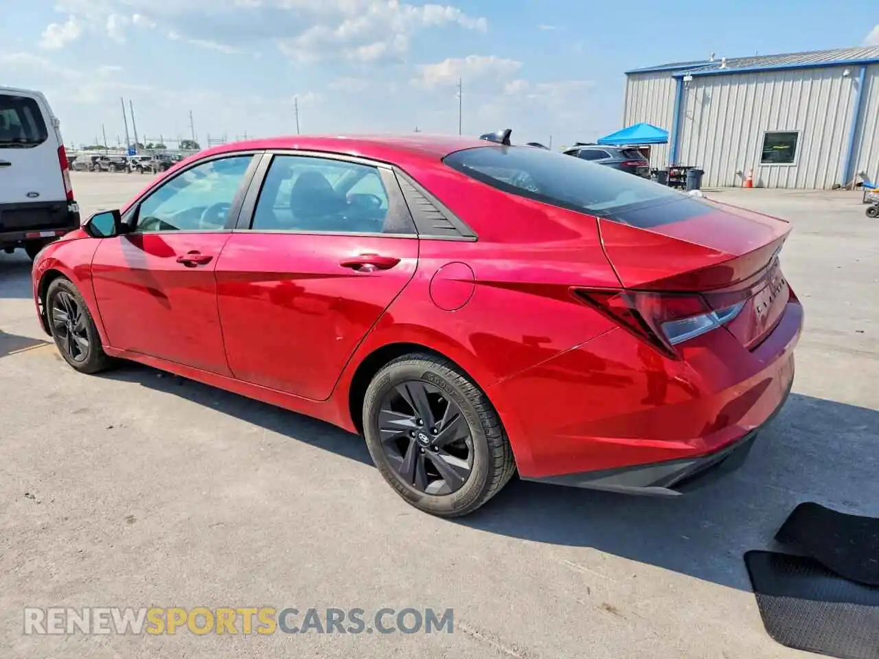 2 fotografías del automóvil dañado 5NPLM4AG7MH045420 HYUNDAI ELANTRA 2021