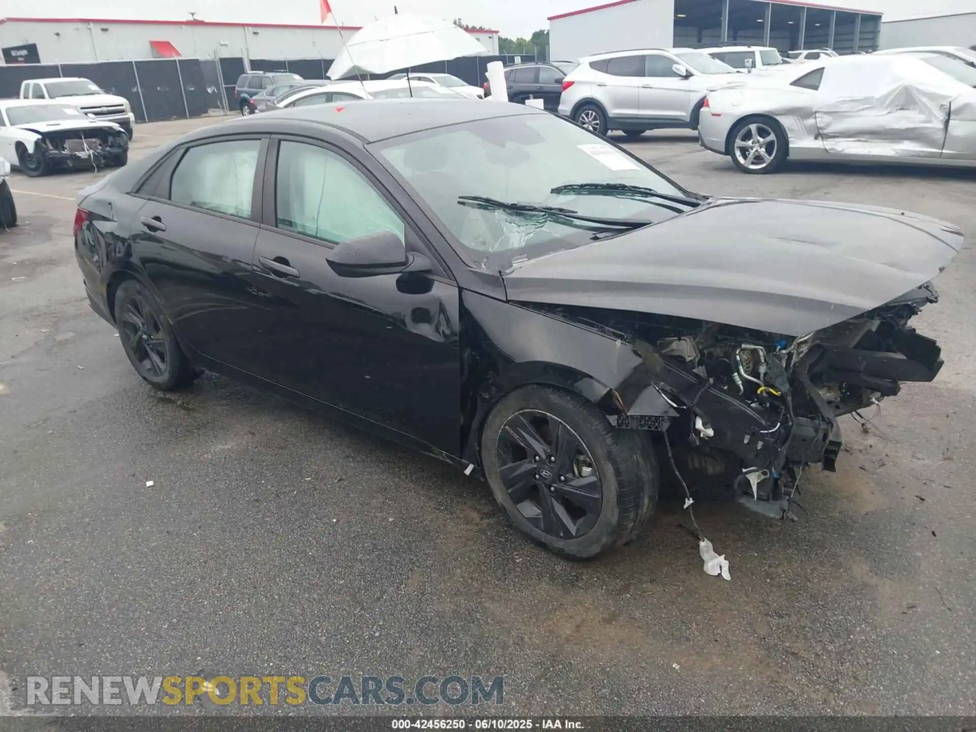 1 Photograph of a damaged car 5NPLM4AG7MH045580 HYUNDAI ELANTRA 2021