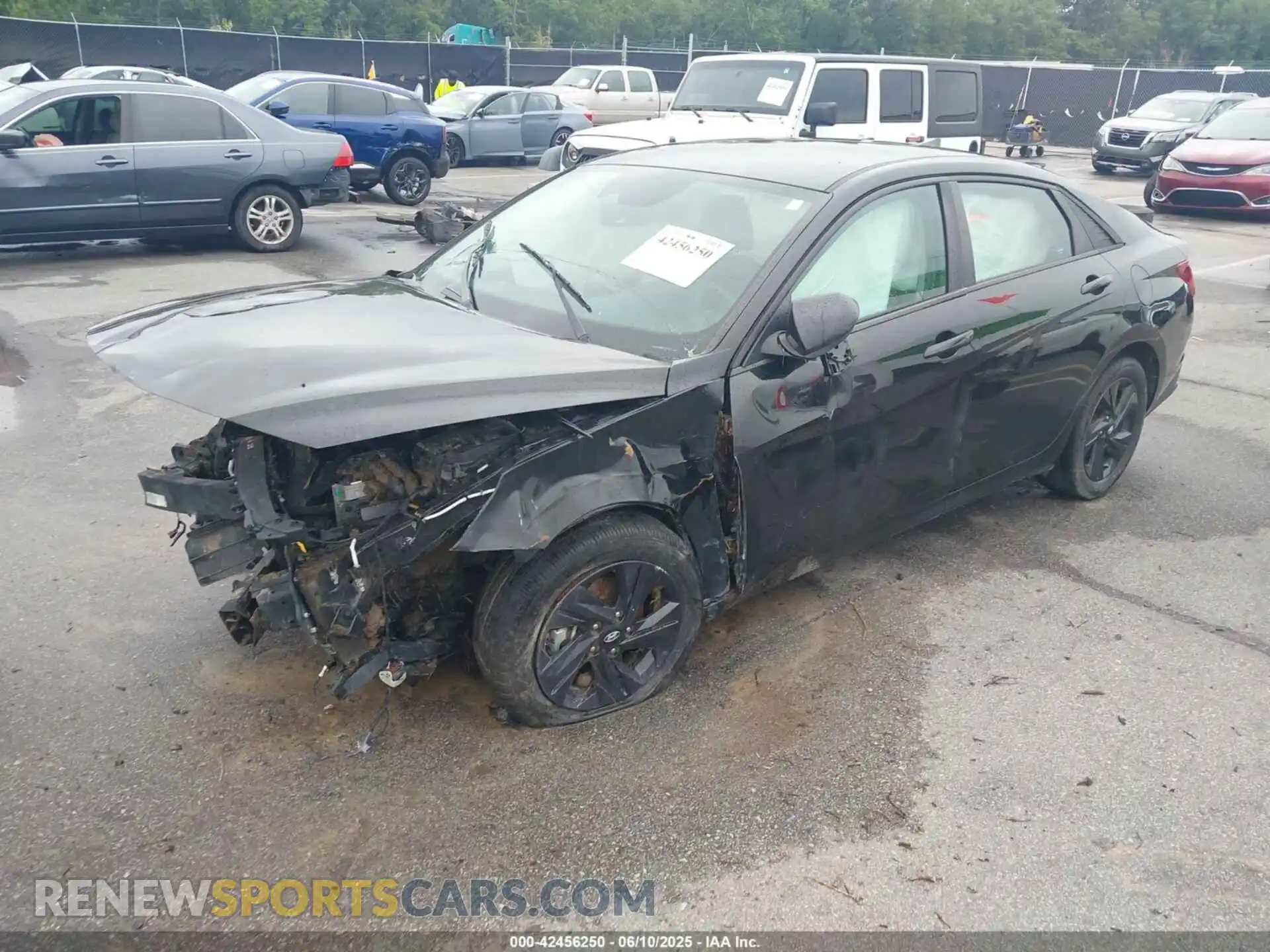 2 Photograph of a damaged car 5NPLM4AG7MH045580 HYUNDAI ELANTRA 2021