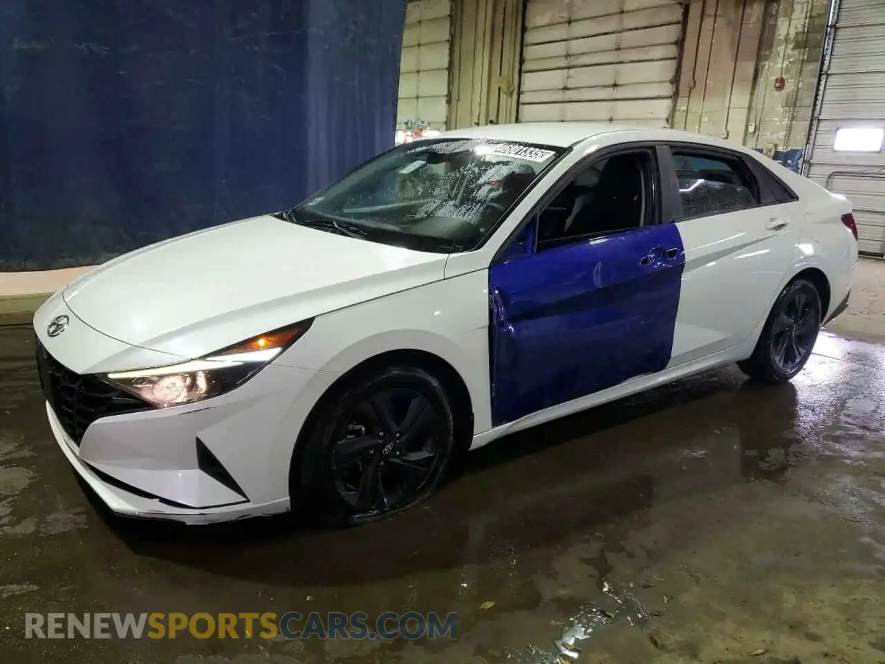 1 Photograph of a damaged car 5NPLM4AG7MH045806 HYUNDAI ELANTRA 2021