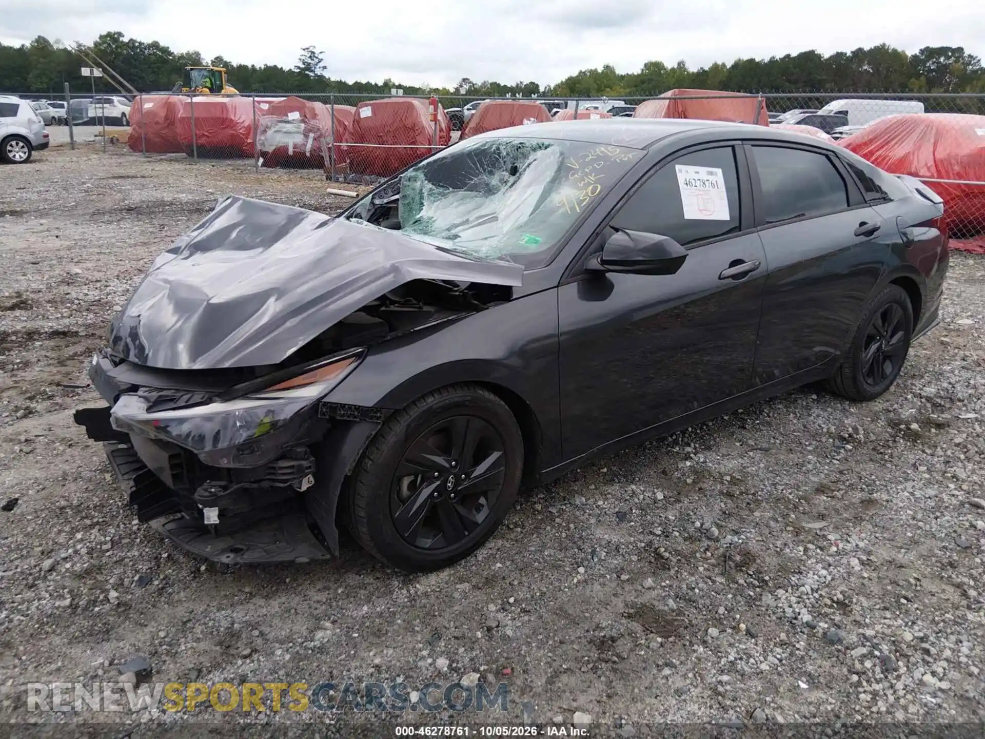 2 Photograph of a damaged car 5NPLM4AG7MH052495 HYUNDAI ELANTRA 2021