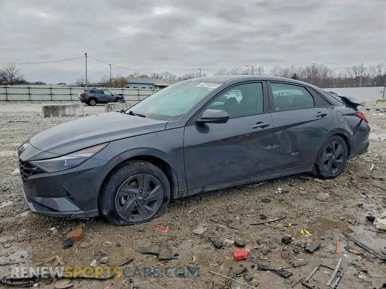 1 Photograph of a damaged car 5NPLM4AG8MH001040 HYUNDAI ELANTRA 2021