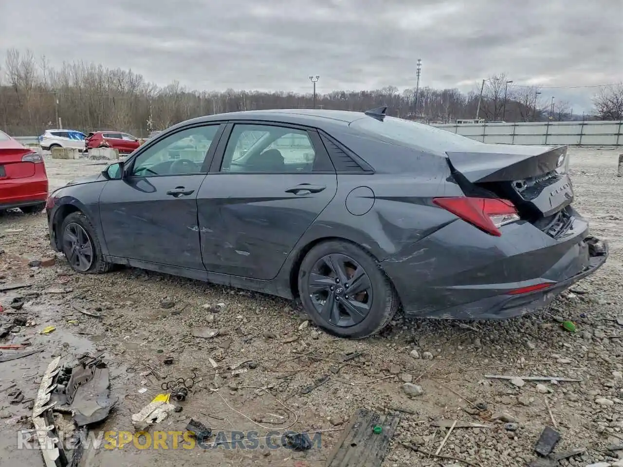 2 Photograph of a damaged car 5NPLM4AG8MH001040 HYUNDAI ELANTRA 2021