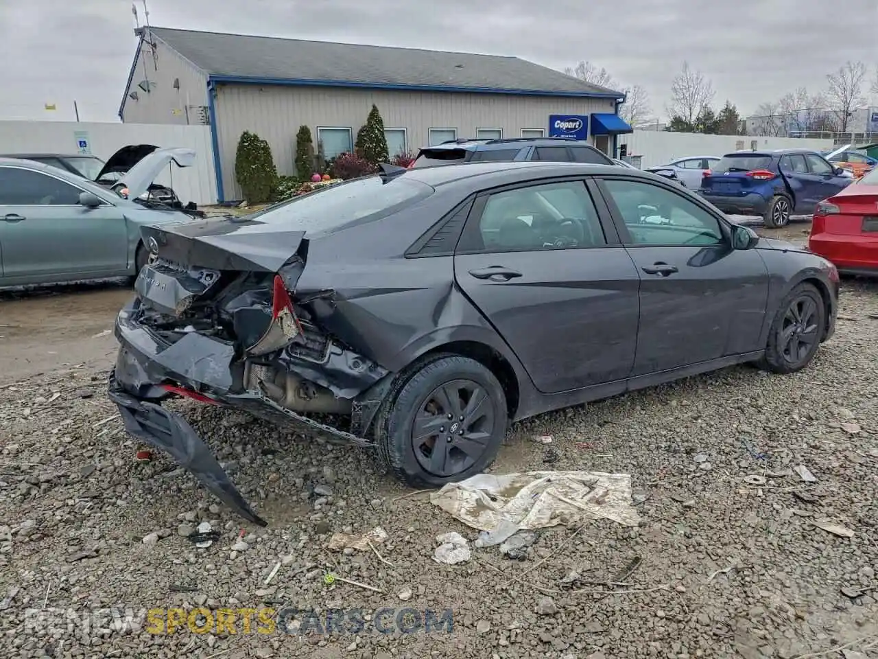 3 Photograph of a damaged car 5NPLM4AG8MH001040 HYUNDAI ELANTRA 2021