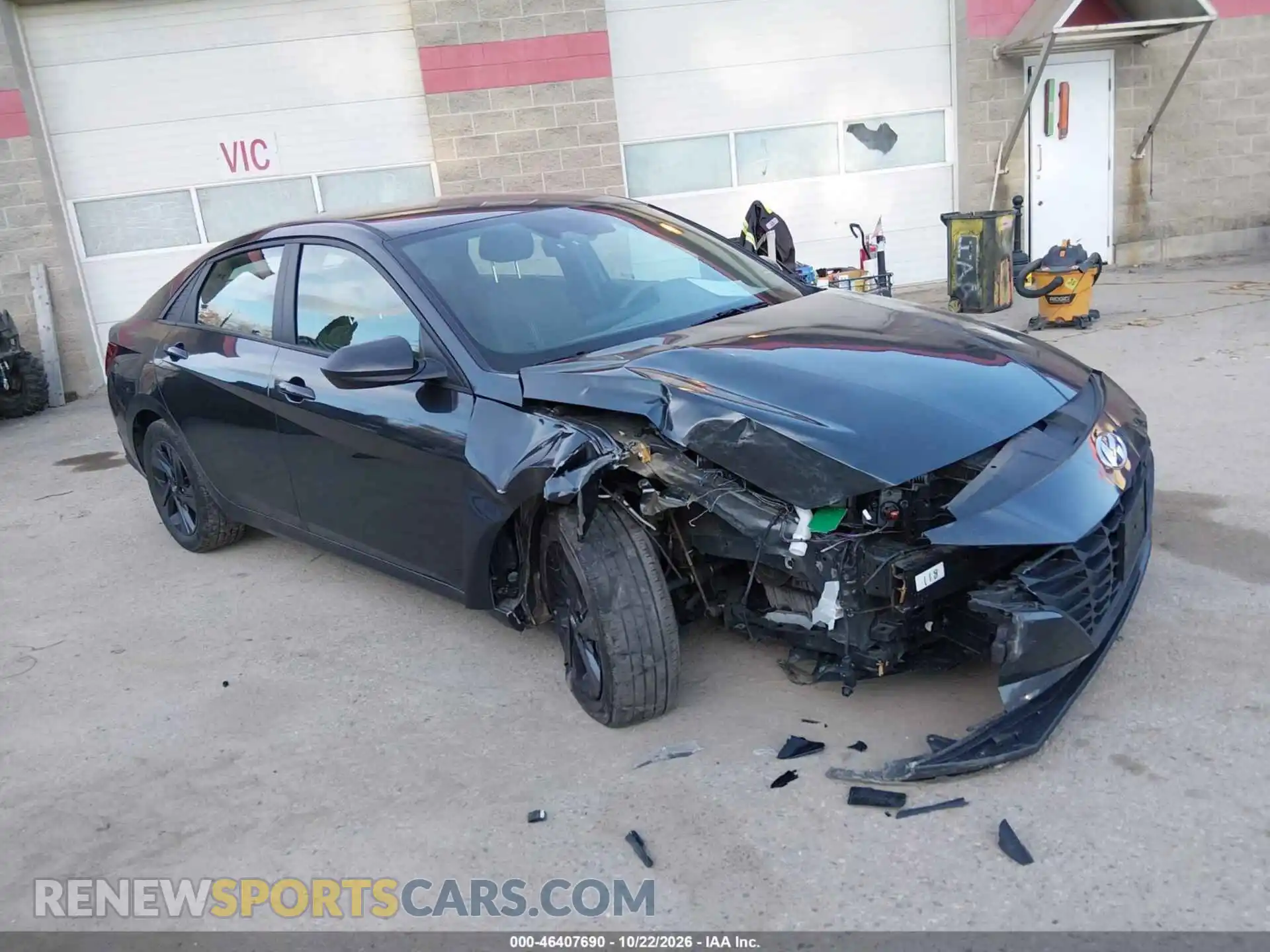 1 Photograph of a damaged car 5NPLM4AG8MH003354 HYUNDAI ELANTRA 2021