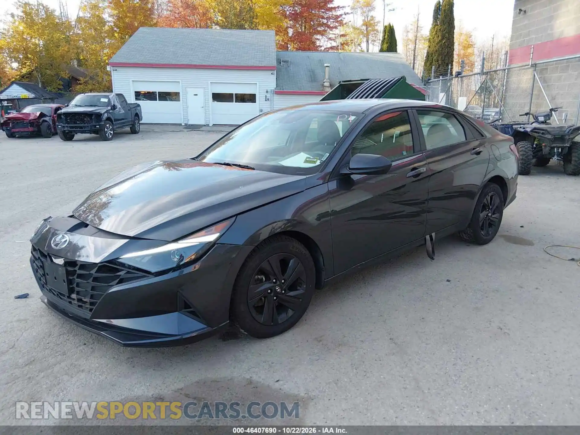 2 Photograph of a damaged car 5NPLM4AG8MH003354 HYUNDAI ELANTRA 2021