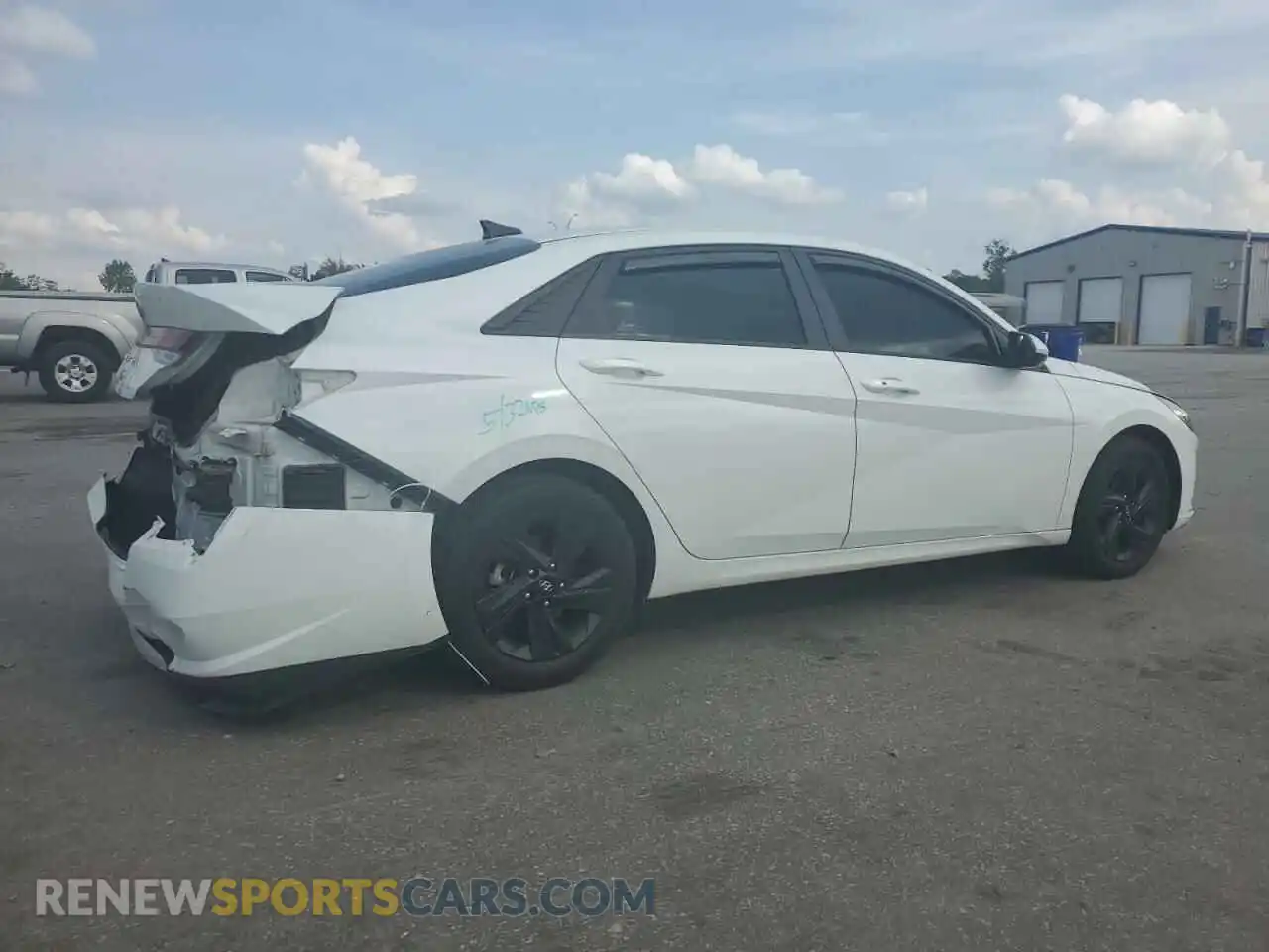 3 fotografías del automóvil dañado 5NPLM4AG8MH007274 HYUNDAI ELANTRA 2021