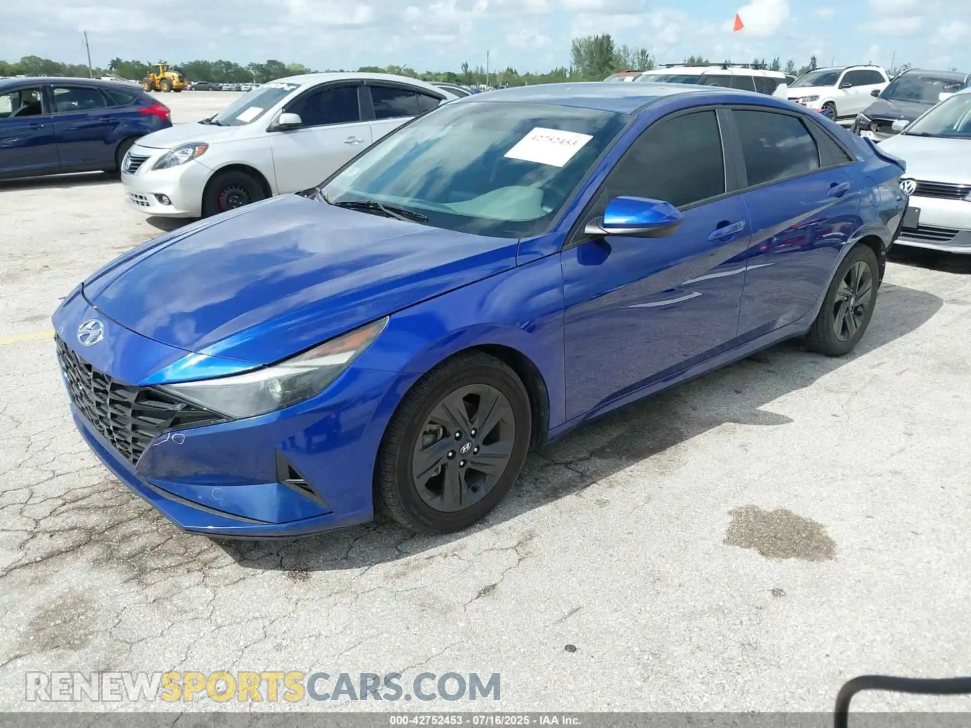 2 Photograph of a damaged car 5NPLM4AG8MH007775 HYUNDAI ELANTRA 2021