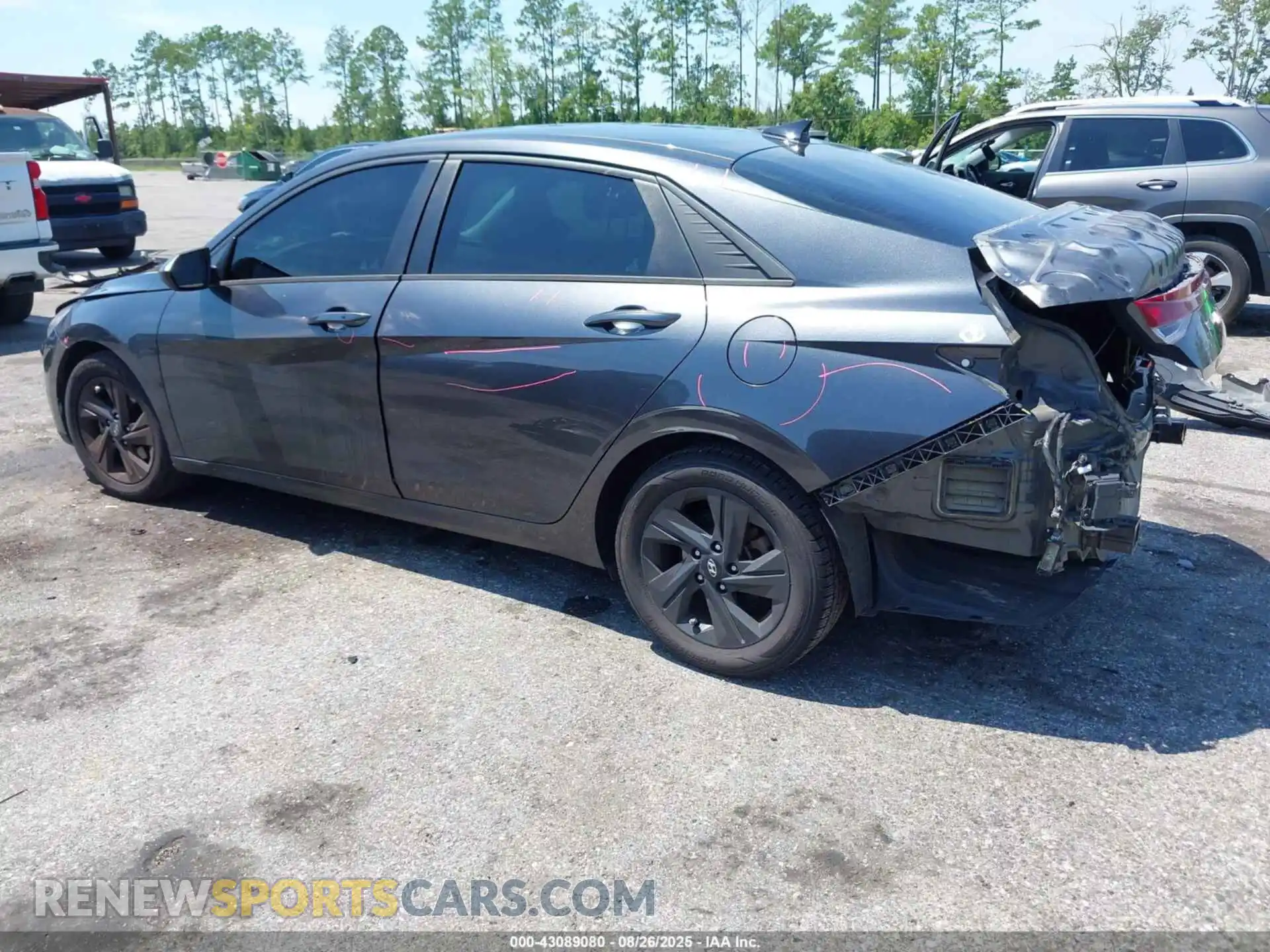 3 Photograph of a damaged car 5NPLM4AG8MH009512 HYUNDAI ELANTRA 2021