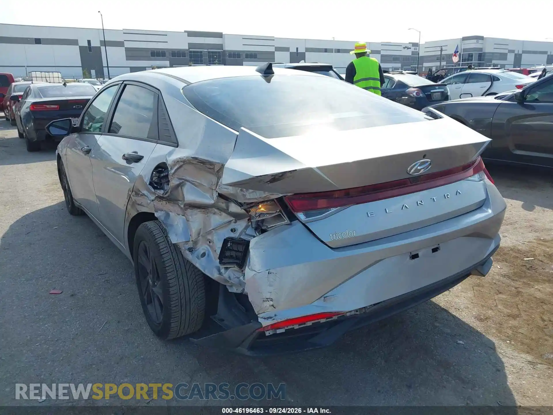 3 Photograph of a damaged car 5NPLM4AG8MH010739 HYUNDAI ELANTRA 2021