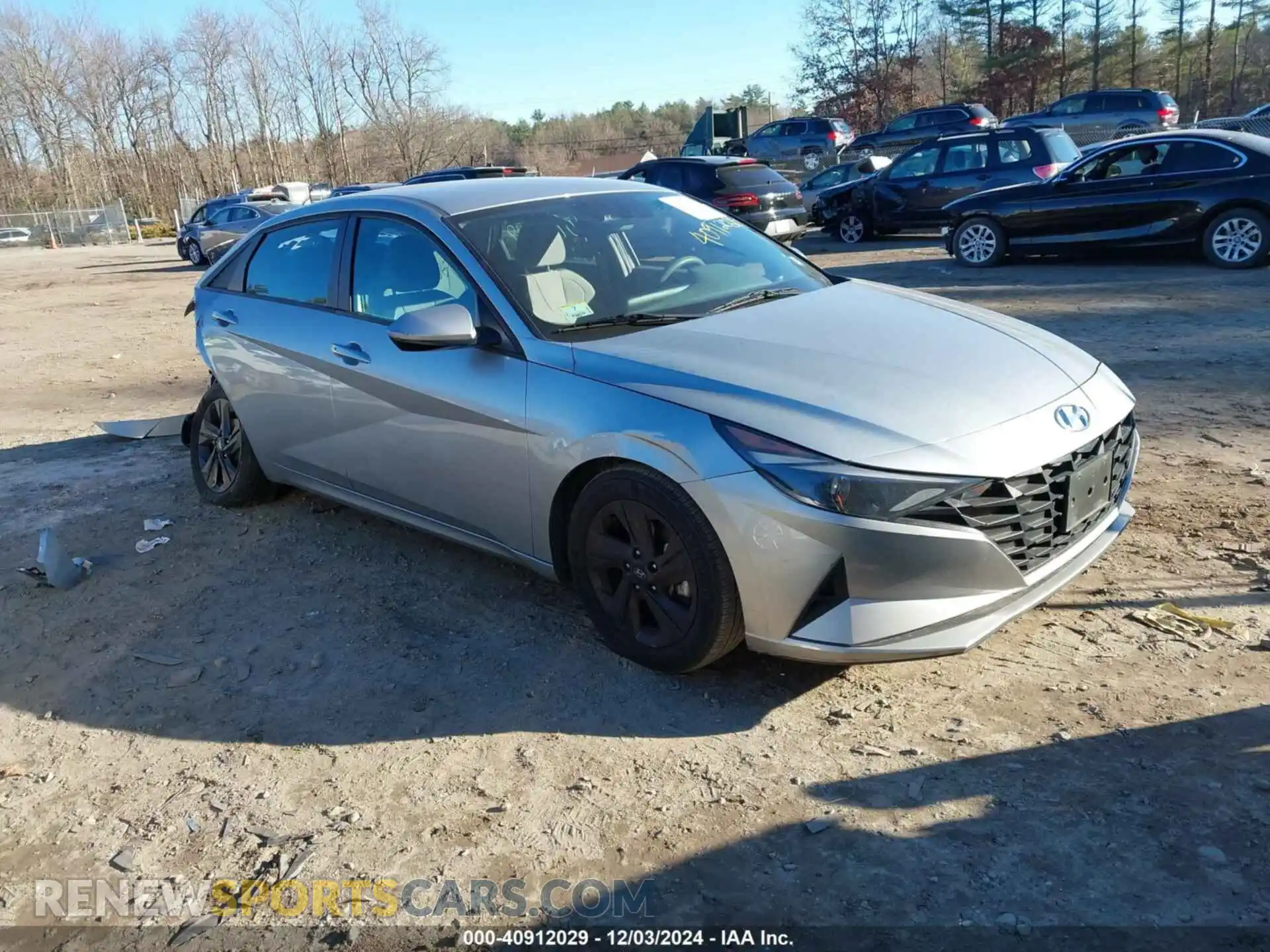 1 Photograph of a damaged car 5NPLM4AG8MH018629 HYUNDAI ELANTRA 2021