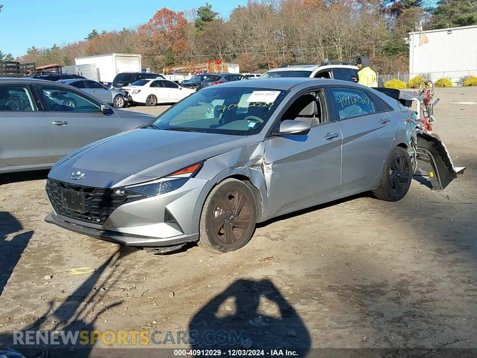2 Photograph of a damaged car 5NPLM4AG8MH018629 HYUNDAI ELANTRA 2021