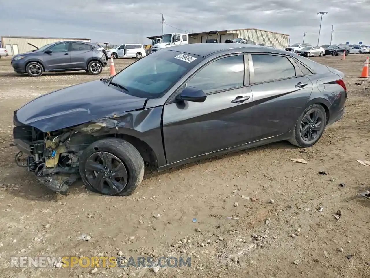 1 Photograph of a damaged car 5NPLM4AG8MH025581 HYUNDAI ELANTRA 2021