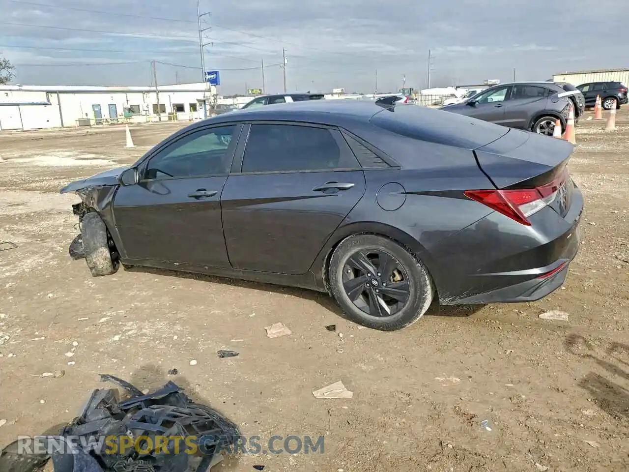 2 Photograph of a damaged car 5NPLM4AG8MH025581 HYUNDAI ELANTRA 2021