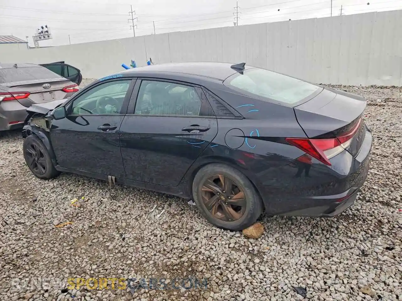 2 Photograph of a damaged car 5NPLM4AG8MH028898 HYUNDAI ELANTRA 2021