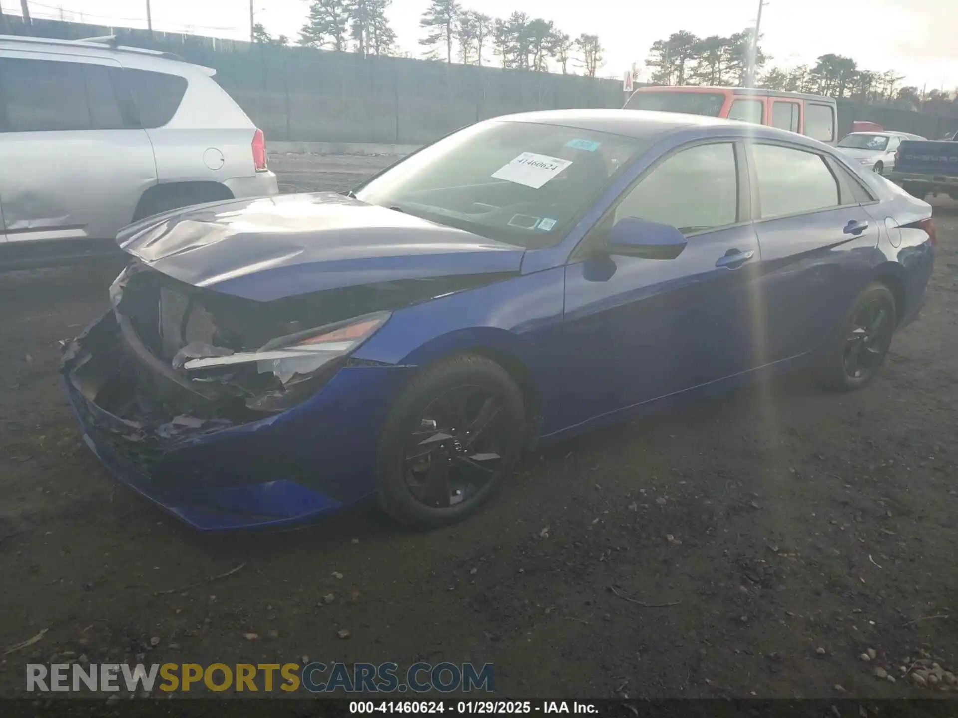2 Photograph of a damaged car 5NPLM4AG8MH032708 HYUNDAI ELANTRA 2021