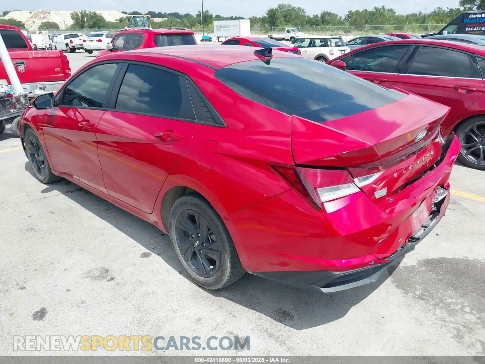 3 Photograph of a damaged car 5NPLM4AG9MH006408 HYUNDAI ELANTRA 2021