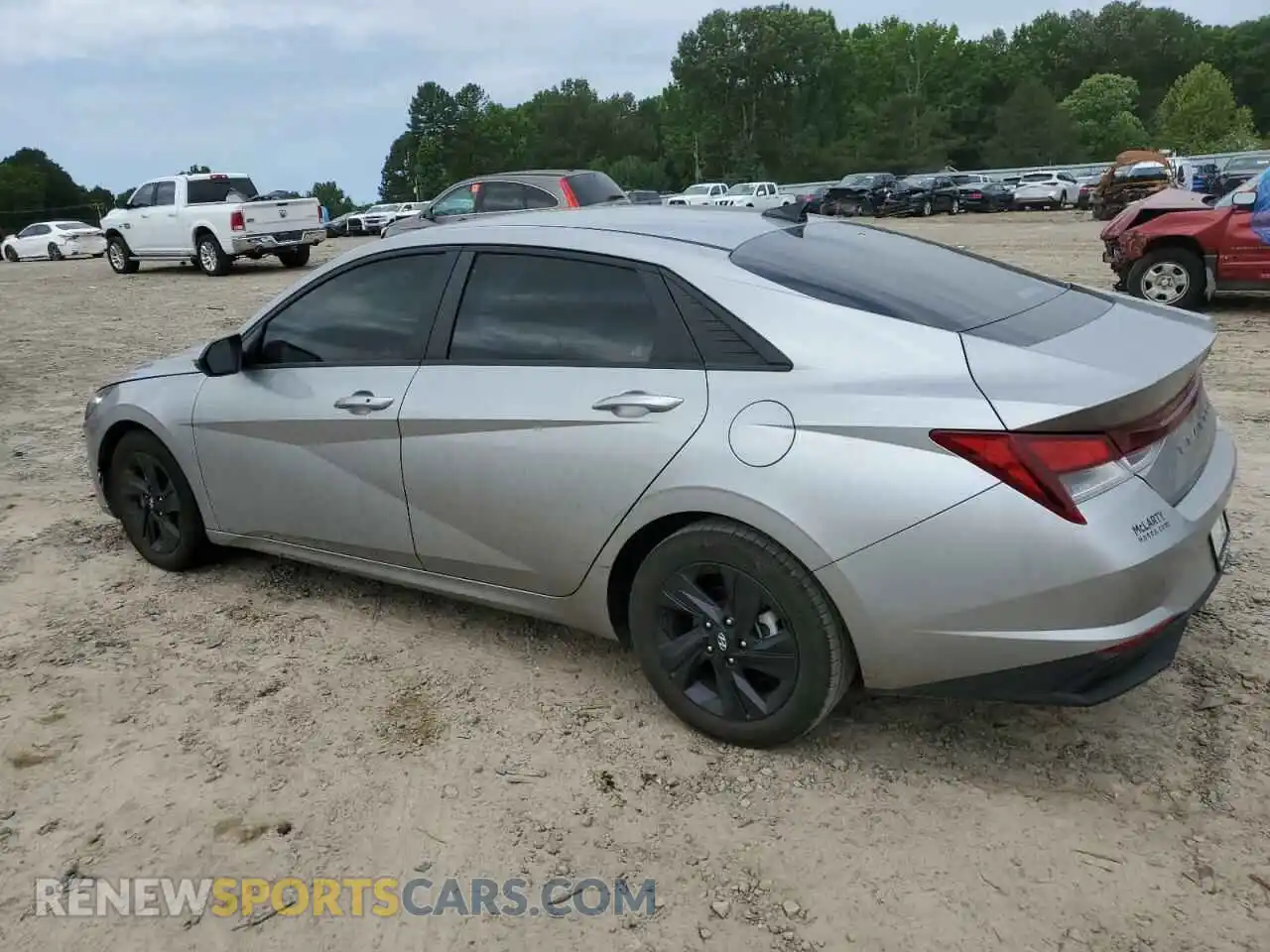 2 Photograph of a damaged car 5NPLM4AG9MH008109 HYUNDAI ELANTRA 2021