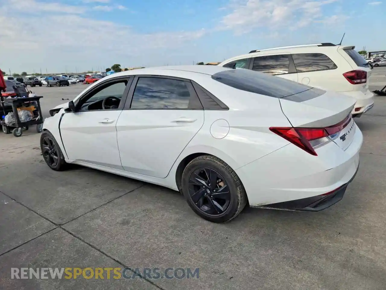 2 Photograph of a damaged car 5NPLM4AG9MH008451 HYUNDAI ELANTRA 2021