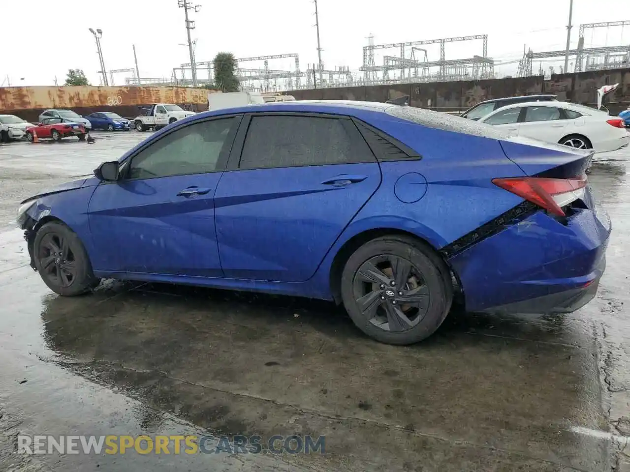 2 Photograph of a damaged car 5NPLM4AG9MH018106 HYUNDAI ELANTRA 2021